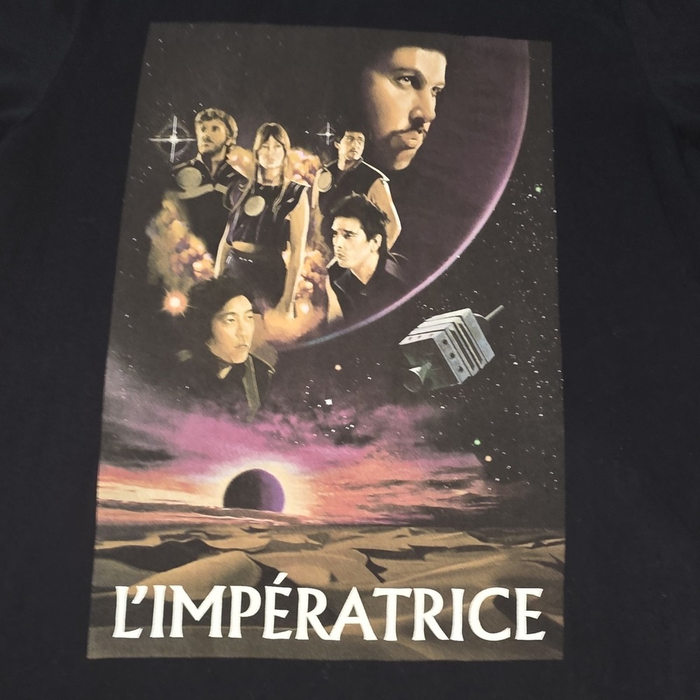 L'Impératrice Pulsar Tour T‎ Shirt Black Size XL X-Large